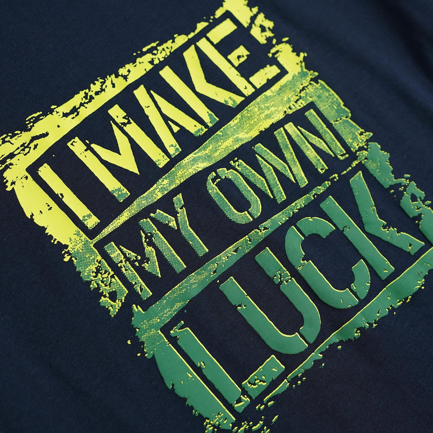 Pure Cotton " Make your own luck" Graphic Tee Shirt for kids (7Yrs - 14 Yrs)